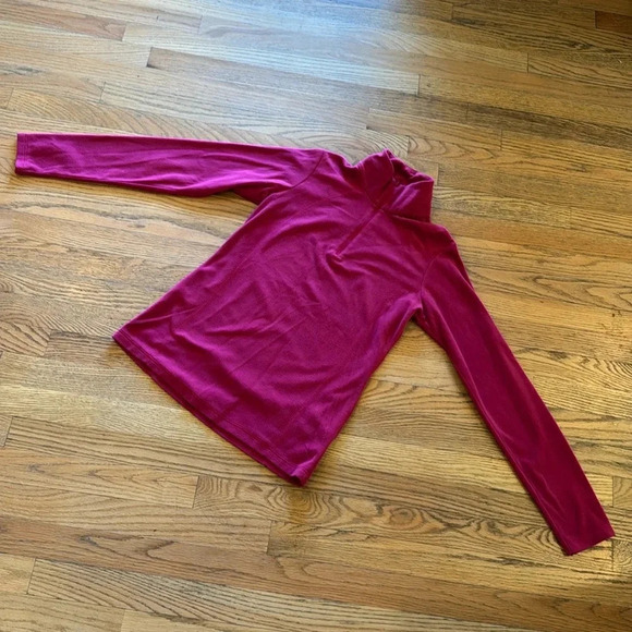 Columbia Fuchsia long sleeve fleece 1/4 zipper Small - Picture 1 of 10